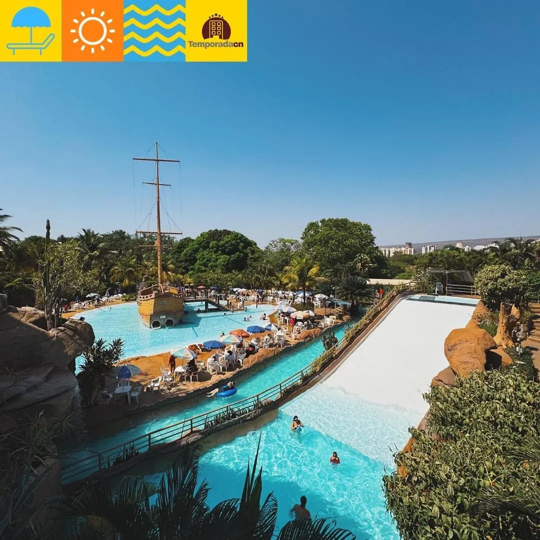 Piazza Diroma Com Acesso Ao Acqua Park - Temporada Cn L Apart otel Caldas Novas