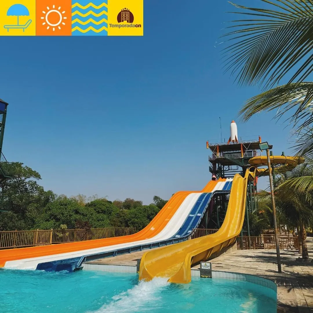 Piazza Diroma Com Acesso Ao Acqua Park - Temporada Cn L Apart otel Caldas Novas Brezilya
